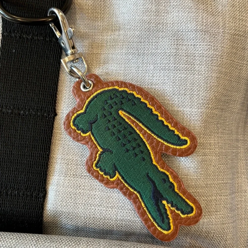 Lacoste Kids Argent Chine Heather Grey Backpack 9A6201-GH0‎ NWT